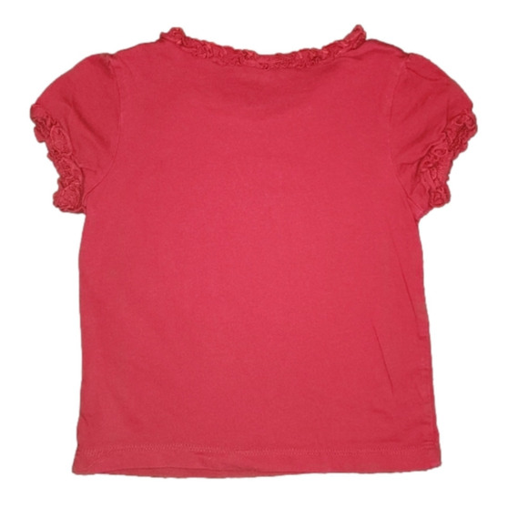 𝅺oshkosh BGOSH Red Short Sleeve Tee with Fireworks and Stars - Picture 4 of 4